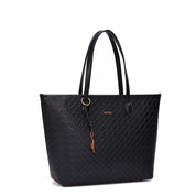 Bolsa Shopper Santa Lolla Preta Alça De Ombro