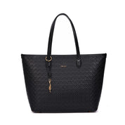 Bolsa Shopper Santa Lolla Preta Alça De Ombro