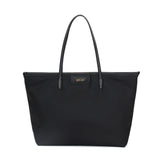 Bolsa Shopper Santa Lolla Preta Costura Contrastante