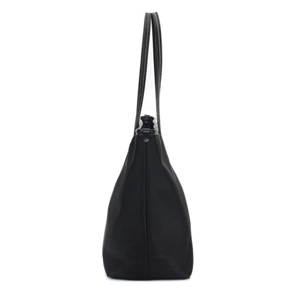 Bolsa Shopper Santa Lolla Preta Costura Contrastante