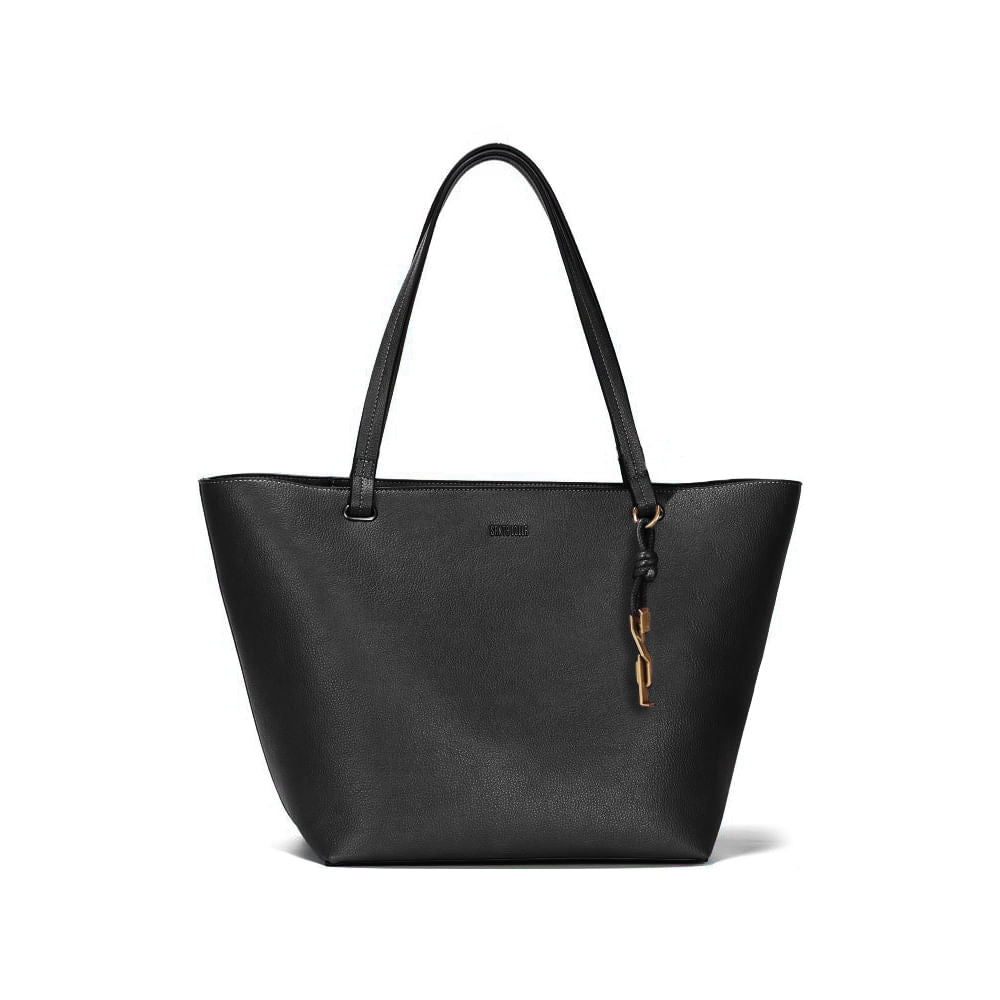 Bolsa Shopper Santa Lolla Preta Floater Alça Ombro