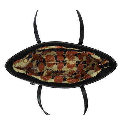 Bolsa Shopper Santa Lolla Preta Floater Pingente