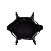 Bolsa Shopper Santa Lolla Preta Floater Placa Dourada