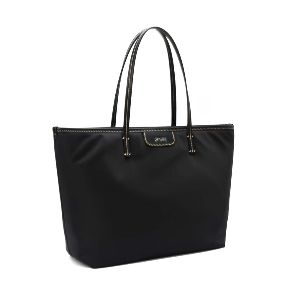 Bolsa Shopper Santa Lolla Preta Nylon