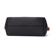 Bolsa Shopper Santa Lolla Preta Nylon Detalhe Caramelo