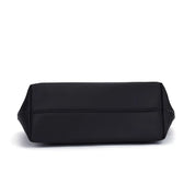 Bolsa Shopper Santa Lolla Preta Nylon Viés Caramelo