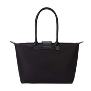 Bolsa Shopper Santa Lolla Preta Nylon Zíper