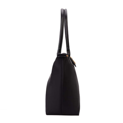 Bolsa Shopper Santa Lolla Preta Nylon Zíper