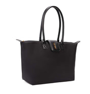 Bolsa Shopper Santa Lolla Preta Nylon Zíper