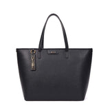 Bolsa Shopper Santa Lolla Preta Pingente Dourado