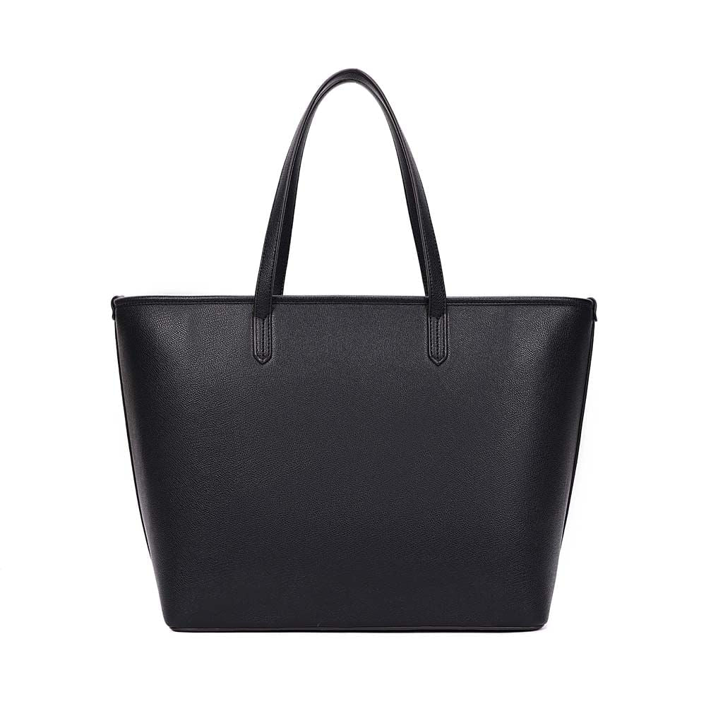 Bolsa Shopper Santa Lolla Preta Pingente Dourado