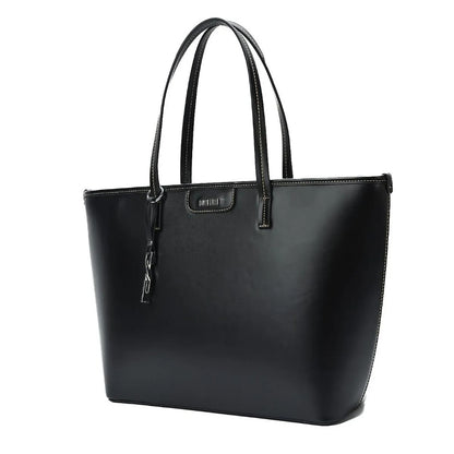 Bolsa Shopper Santa Lolla Preta Soft Pesponto