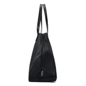 Bolsa Shopper Santa Lolla Preta Tela Mesh Grande