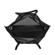 Bolsa Shopper Santa Lolla Preta Tela Mesh Grande