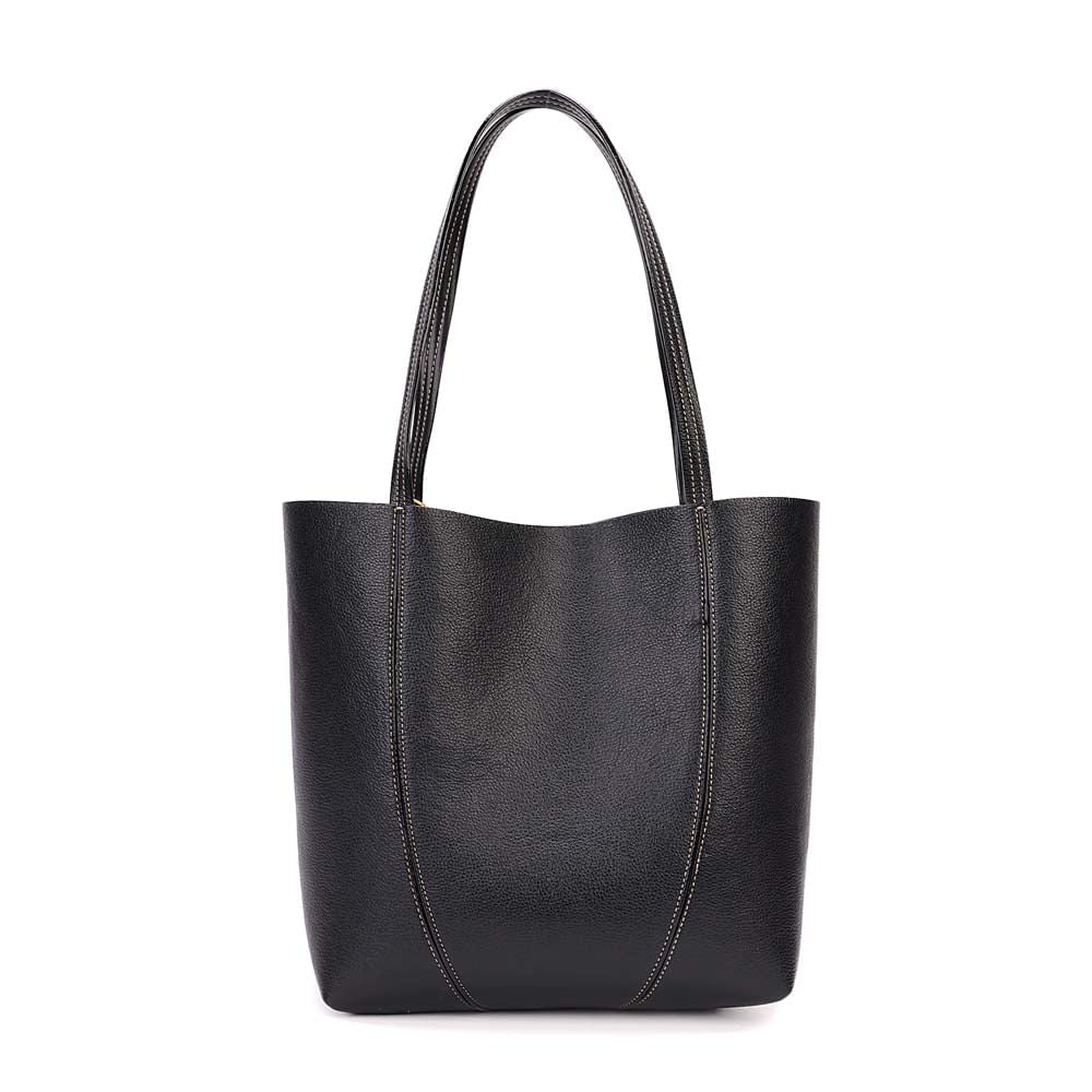 Bolsa Shopper Santa Lolla Preta Textura Floater