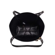 Bolsa Shopper Santa Lolla Preta Textura Floater