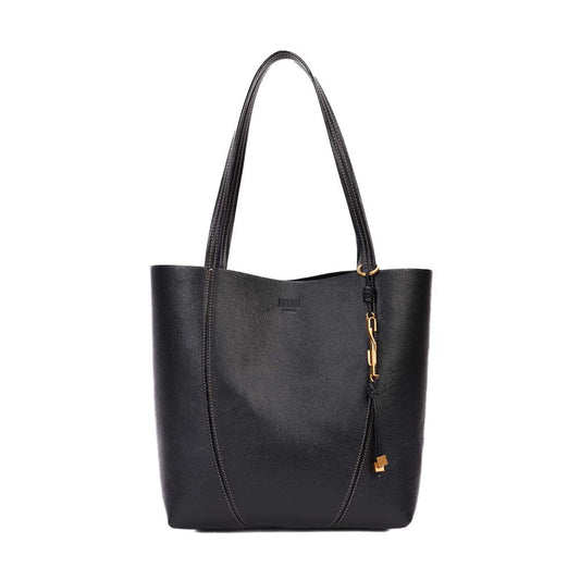 Bolsa Shopper Santa Lolla Preta Textura Floater