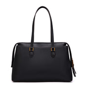 Bolsa Shopper Santa Lolla Preta Texturizada Alça Longa