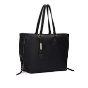Bolsa Shopper Santa Lolla Preta Zíper