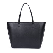 Bolsa Shopper Santa Lolla Preta Zíper Pingente