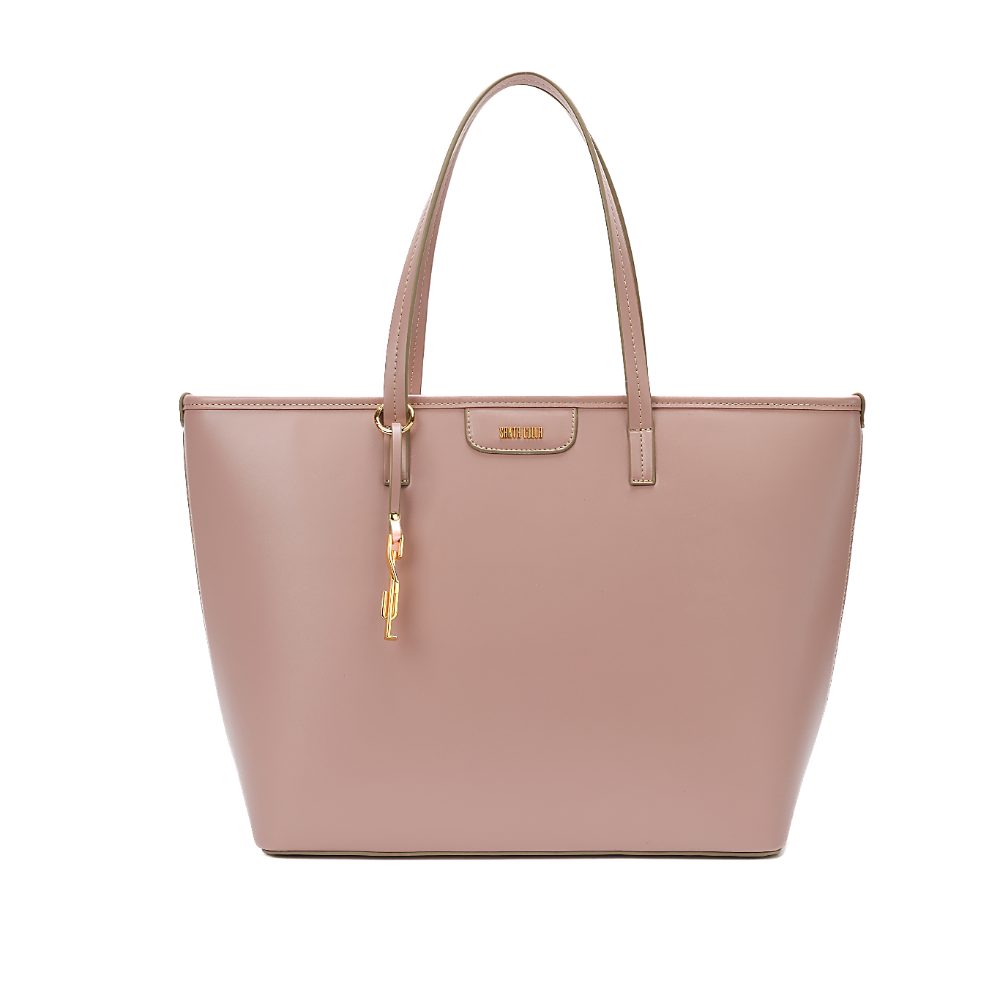 Bolsa Shopper Santa Lolla Rosa Alça De Ombro