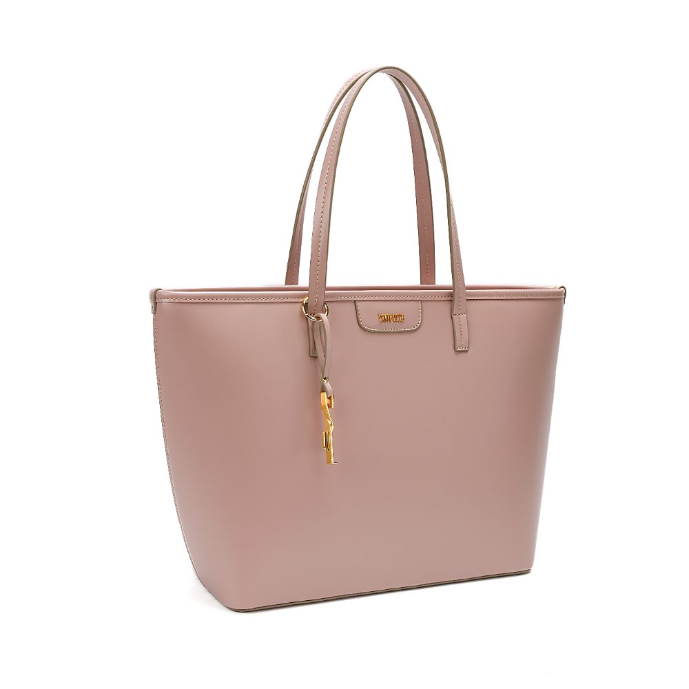 Bolsa Shopper Santa Lolla Rosa Alça De Ombro