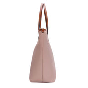 Bolsa Shopper Santa Lolla Taupe Nylon Alça Ombro
