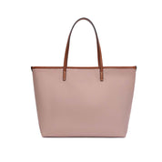 Bolsa Shopper Santa Lolla Taupe Nylon Alça Ombro