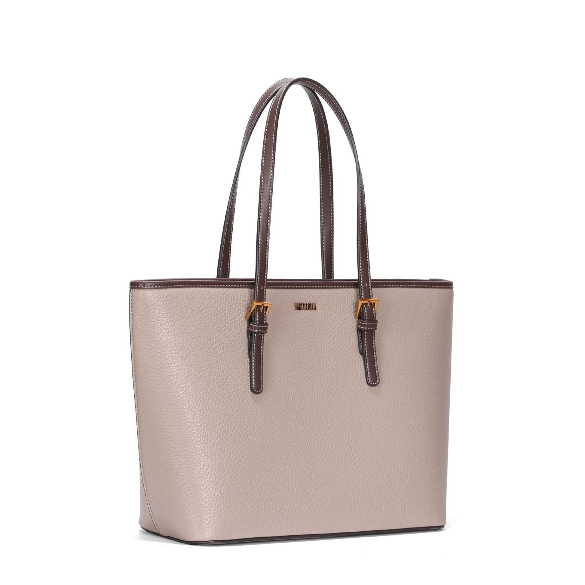 Bolsa Shopper Santa Lolla Taupe Textura Floater