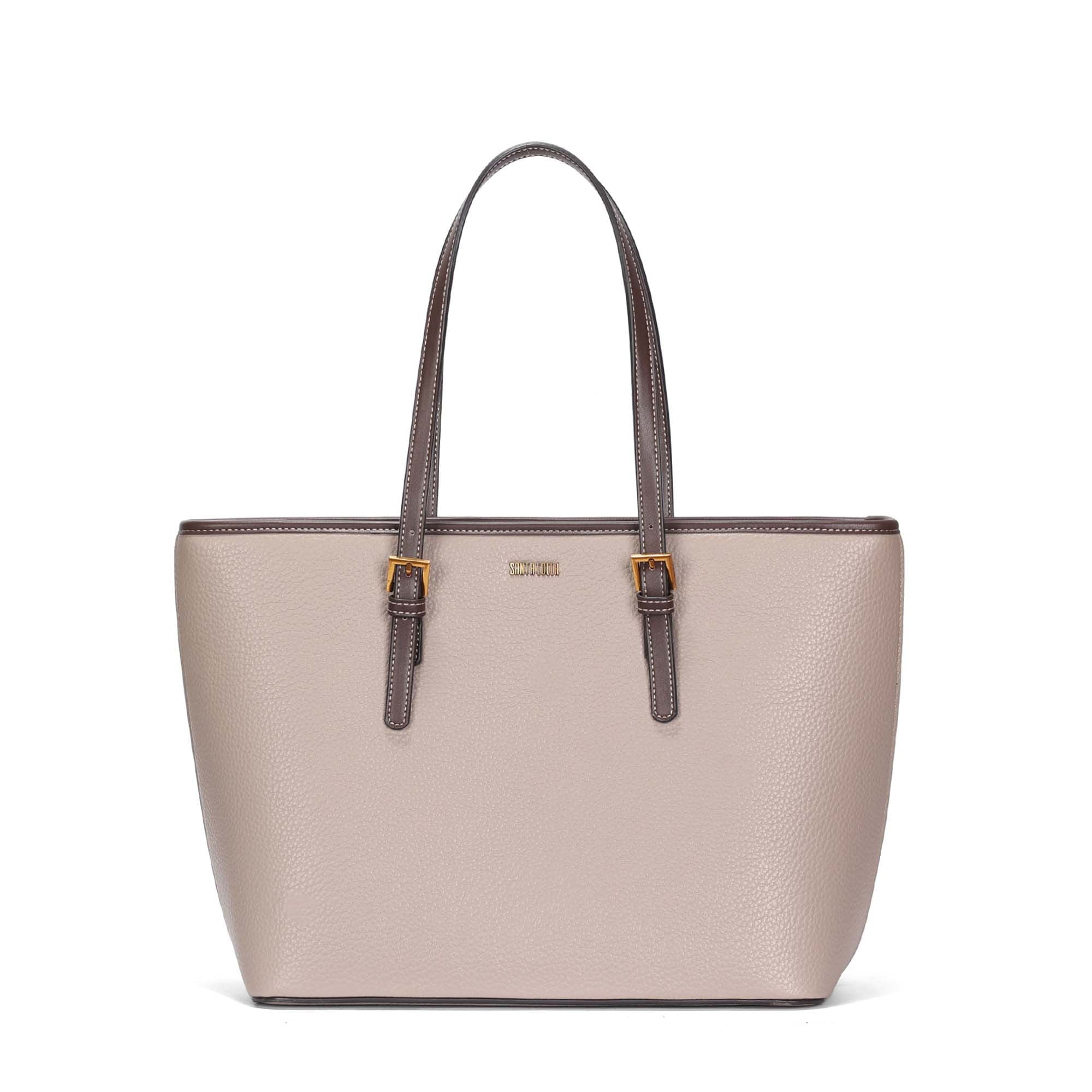 Bolsa Shopper Santa Lolla Taupe Textura Floater
