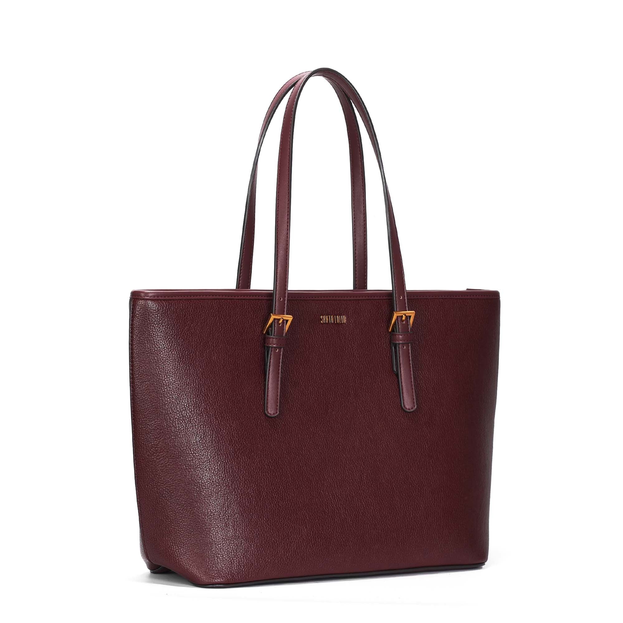 Bolsa Shopper Santa Lolla Vinho Alça Ombro