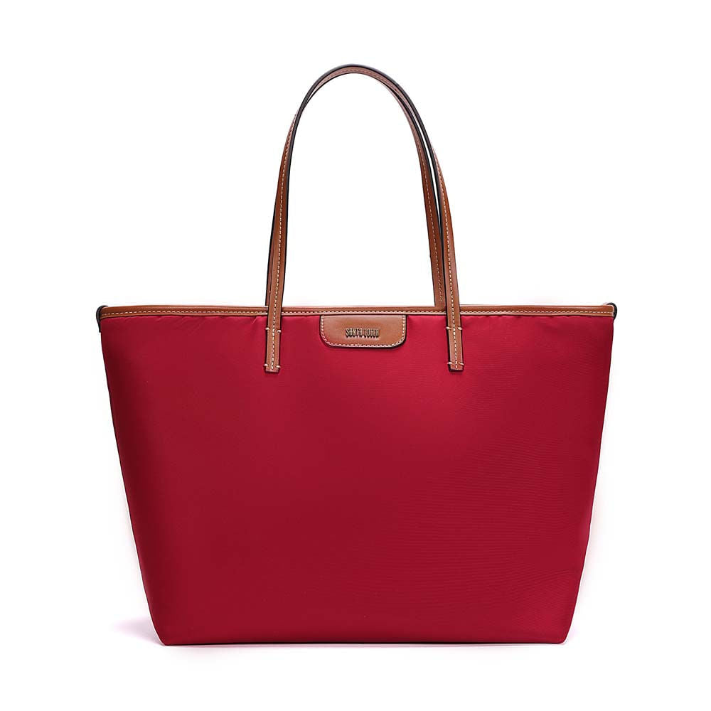 Bolsa Shopper Santa Lolla Vinho Alça Ombro Grande