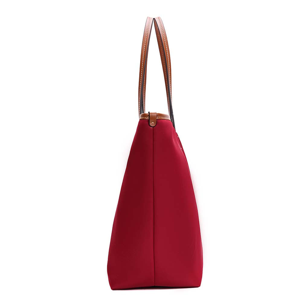 Bolsa Shopper Santa Lolla Vinho Alça Ombro Grande