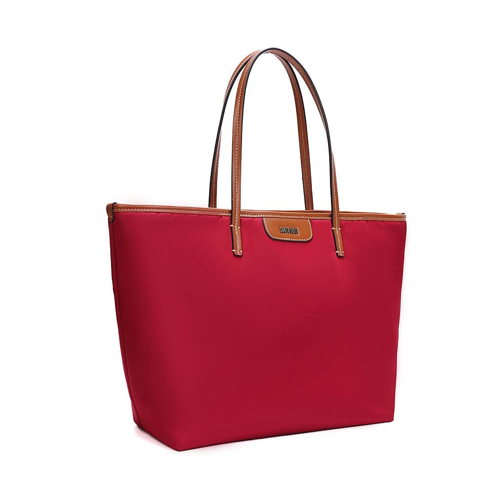 Bolsa Shopper Santa Lolla Vinho Alça Ombro Grande