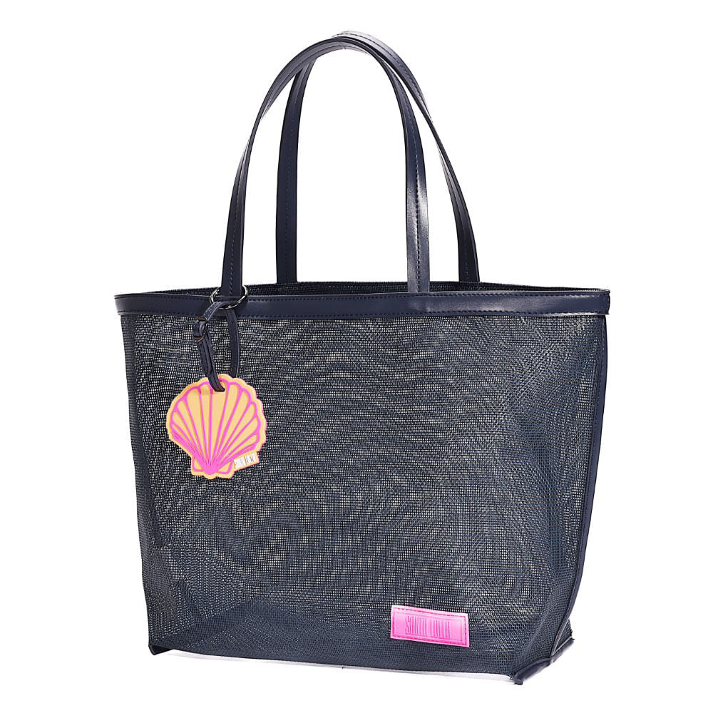 Bolsa Shopper Tela Santa Lolla Azul Navy
