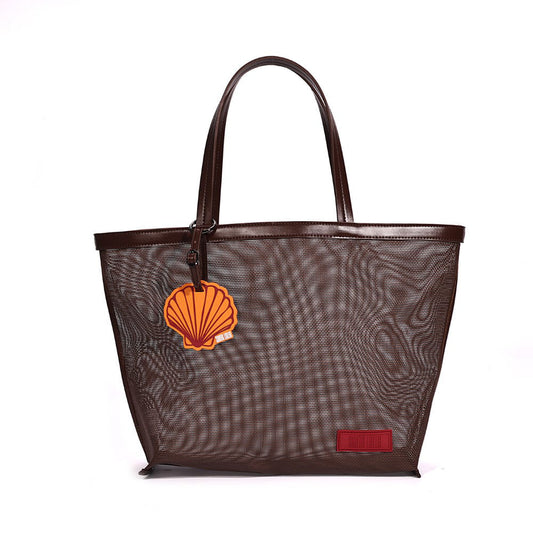 Bolsa Shopper Tela Santa Lolla Marrom 