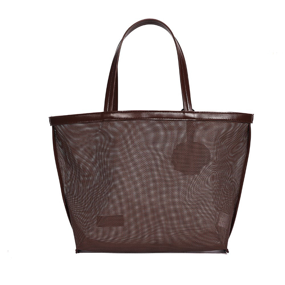 Bolsa Shopper Tela Santa Lolla Marrom 