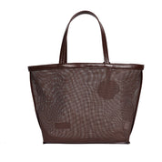 Bolsa Shopper Tela Santa Lolla Marrom 