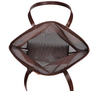 Bolsa Shopper Tela Santa Lolla Marrom 