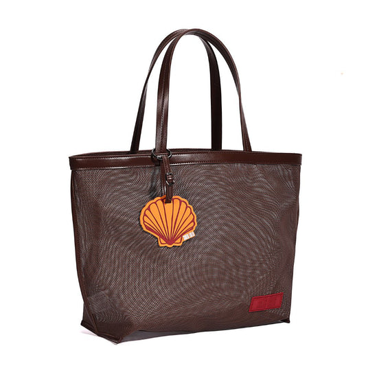 Bolsa Shopper Tela Santa Lolla Marrom 