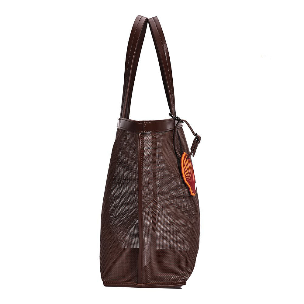 Bolsa Shopper Tela Santa Lolla Marrom 