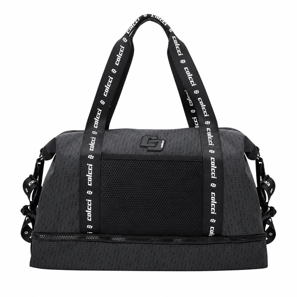 Bolsa Tote Colcci Preta Alça Logo E Zíper