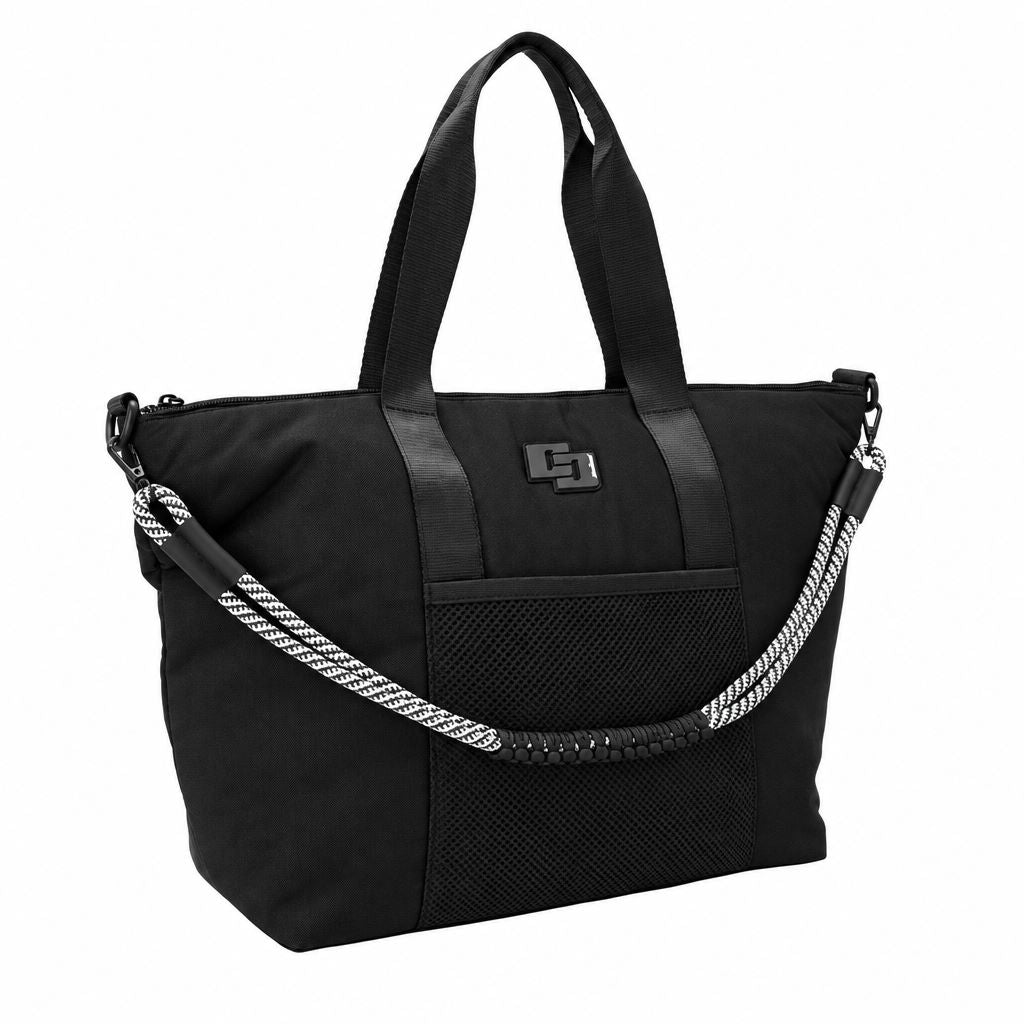 Bolsa Tote Colcci Preta Puffer Alça Corda