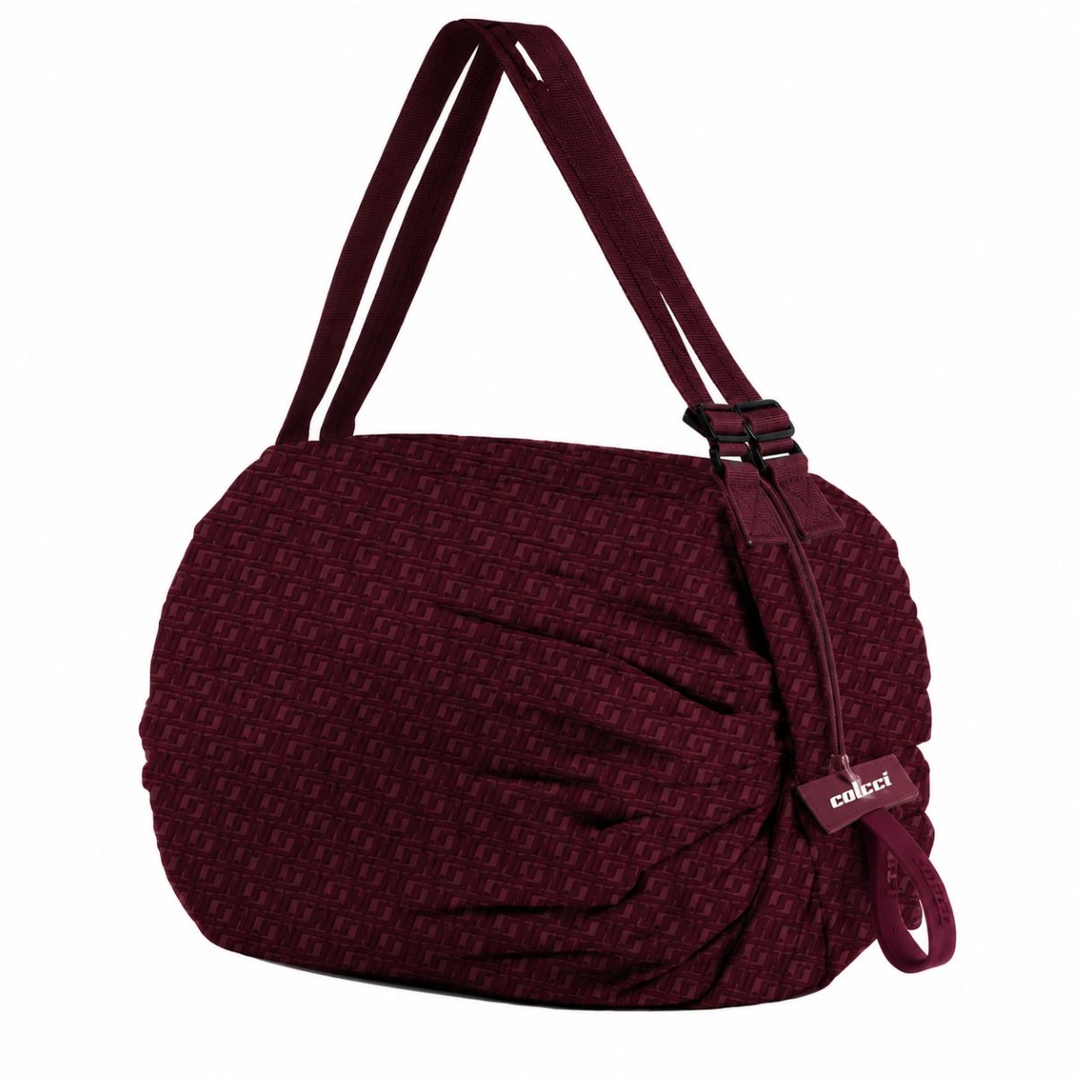 Bolsa Tote Colcci Vinho Textura Matelassê