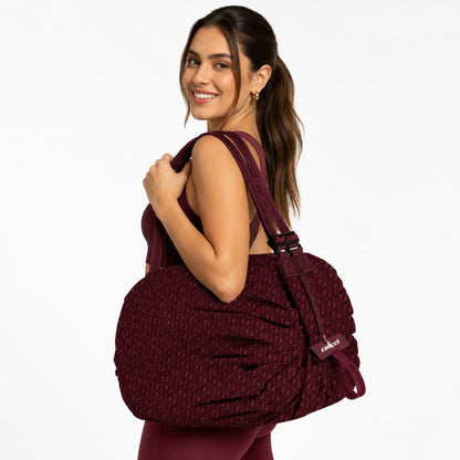 Bolsa Tote Colcci Vinho Textura Matelassê