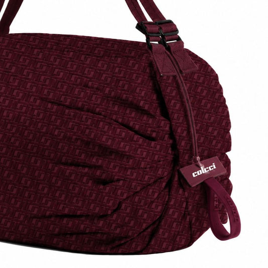 Bolsa Tote Colcci Vinho Textura Matelassê