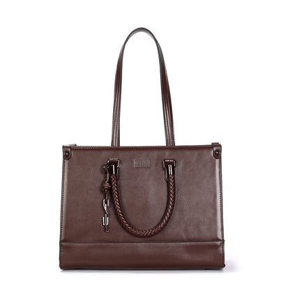 Bolsa Tote Marrom Santa Lolla Alça De Ombro 