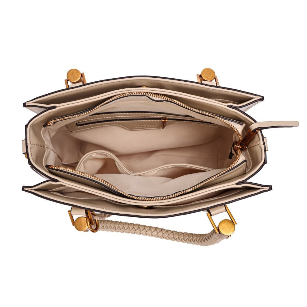 Bolsa Tote Santa Lolla Bege Alça Dupla 