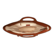 Bolsa Tote Santa Lolla Bege Canvas Alça Dupla