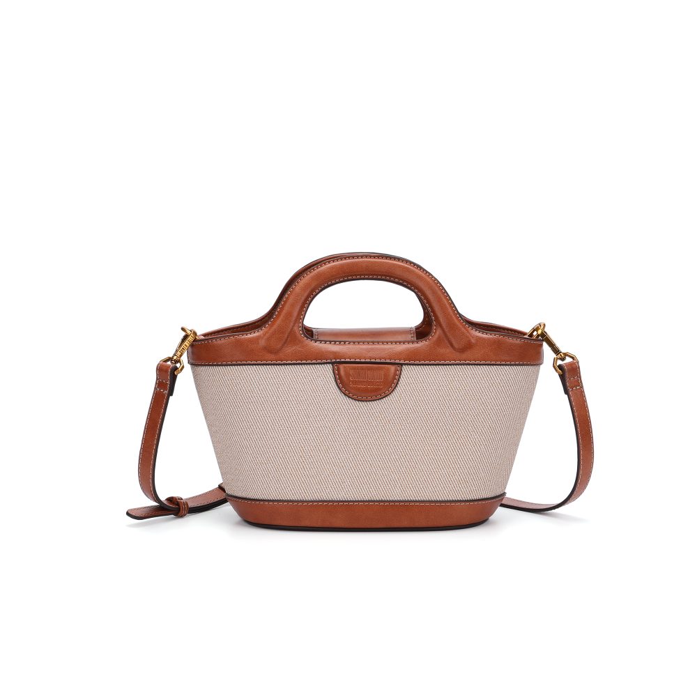 Bolsa Tote Santa Lolla Bege Canvas Alça Removível